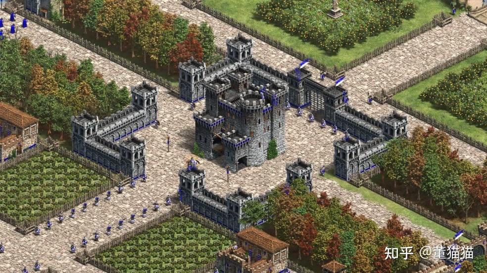 帝国时代2中建筑建位有什么讲究吗