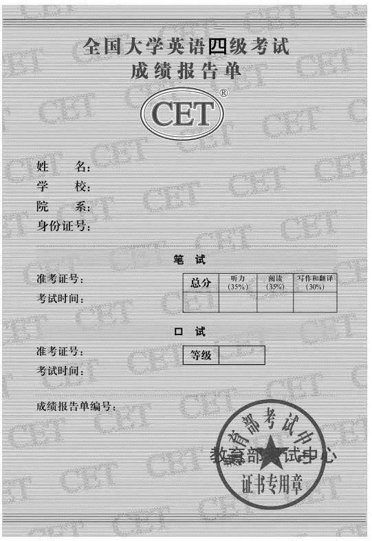 英语四级口语要开考了有事缺考会怎样