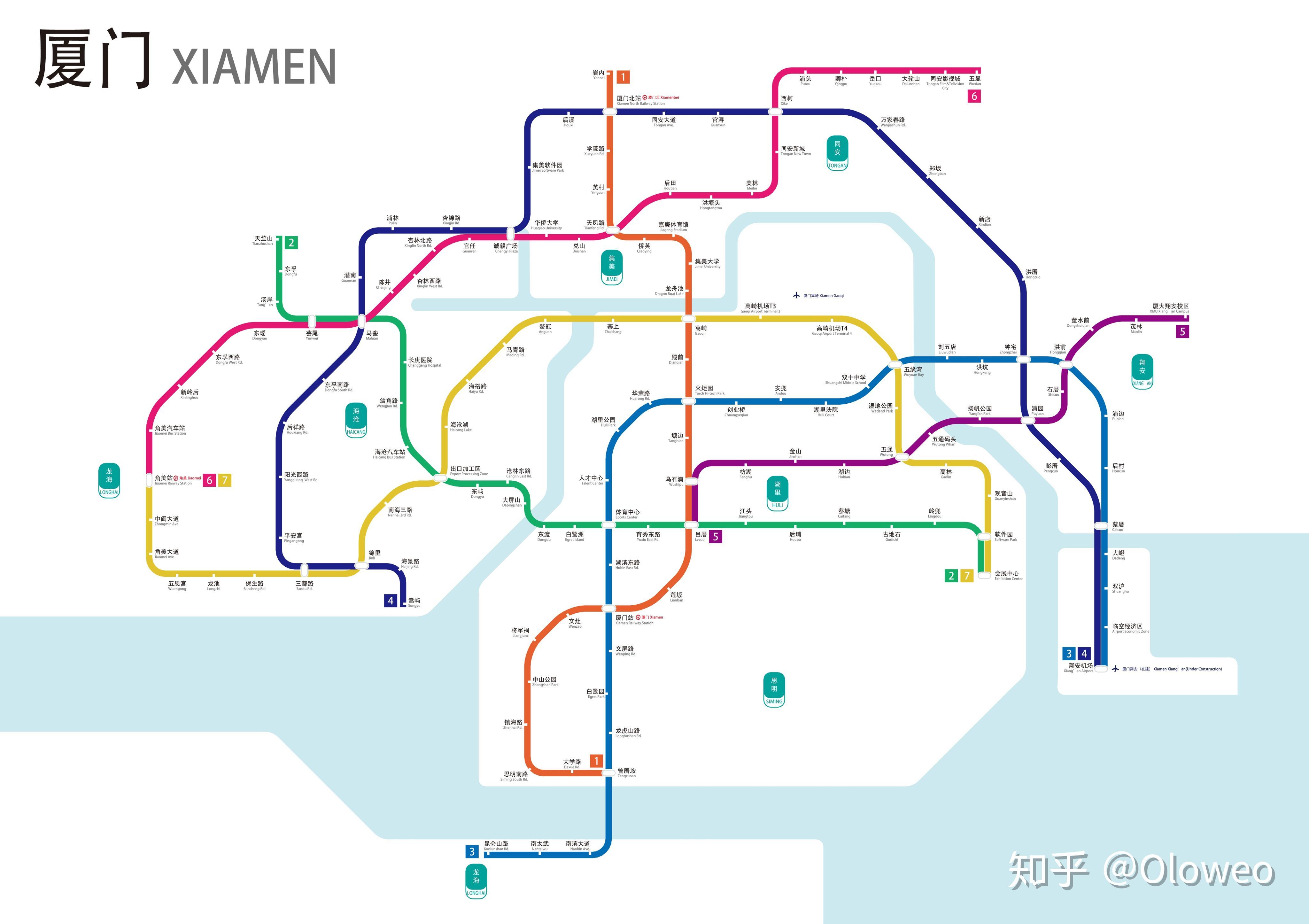 厦门地铁线路图2021图片