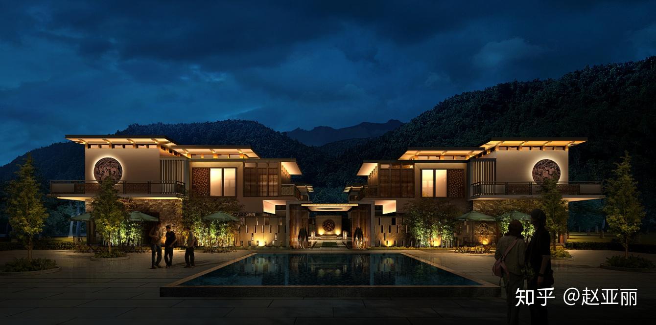 户外景观亮化设计方案商业楼层