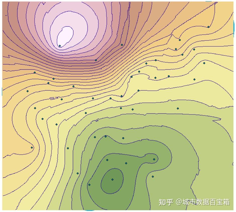 ARCGIS 应该怎么实现等高线颜色随高程渐变? - 知乎