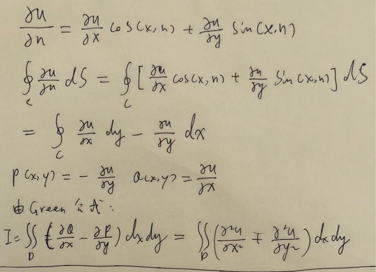 格林公式与方向导数的应用- 知乎