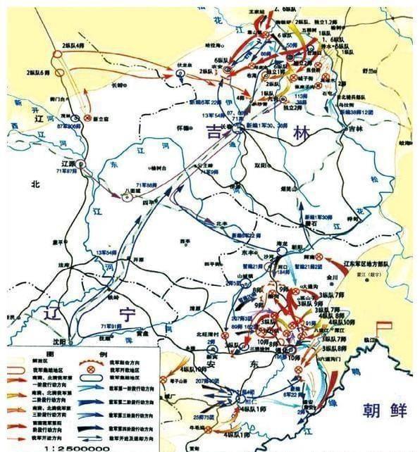 三下江南四保临江作战示意图(三)三下江南,2师担任二线部队,贺东生不