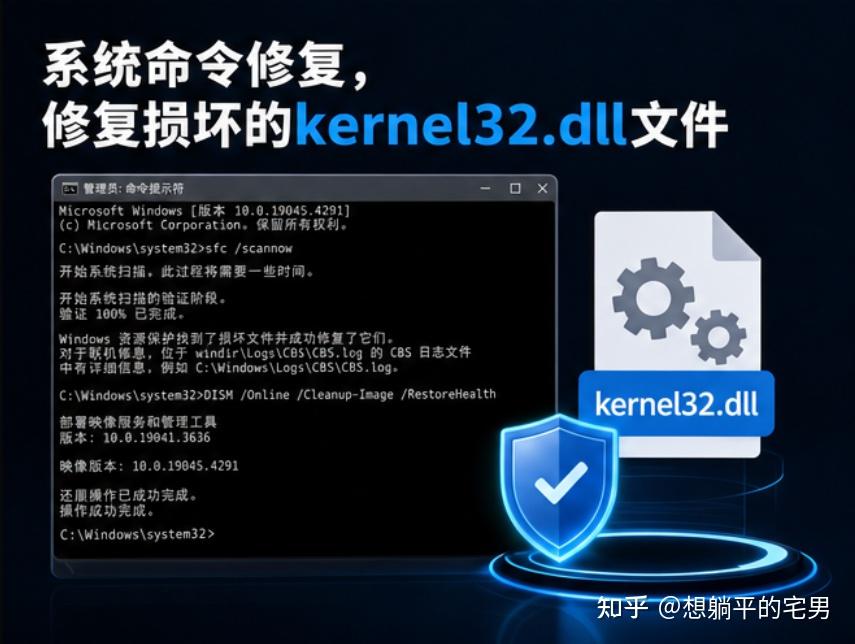 程序启动弹窗报错？读懂无法定位程序输入点kernel32.dll诱因，一次性解决kernel32.dll异常 - 知乎