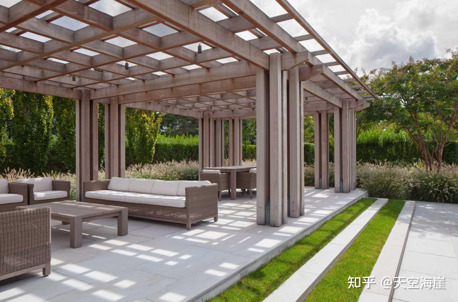 廊架意向四40张无水印现代景观廊架图分享
