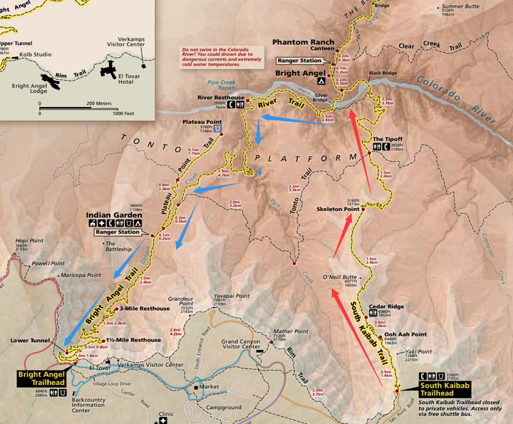 南凯巴布步道（South Kaibab Trail） - 知乎