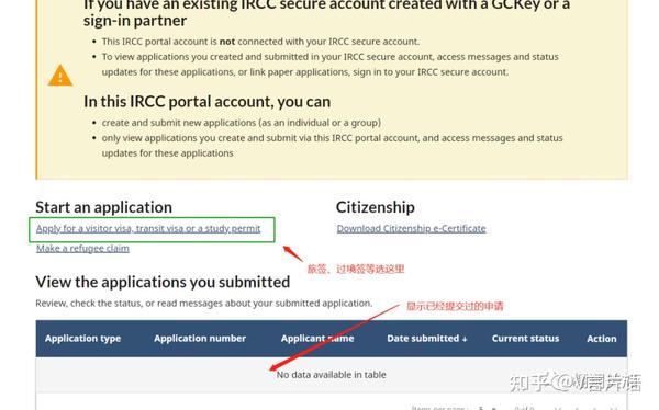  IRCC Portal 