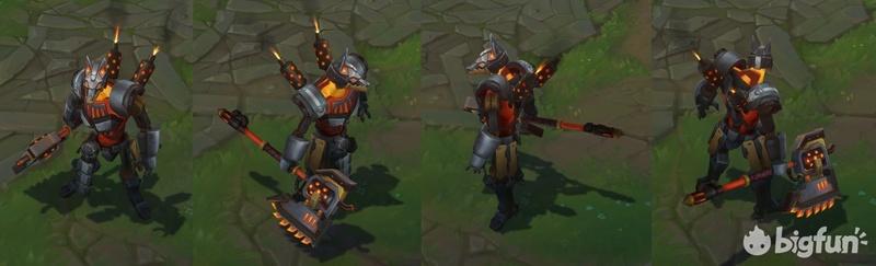 英雄联盟1023版本pbe更新战地机甲抵抗军新皮肤