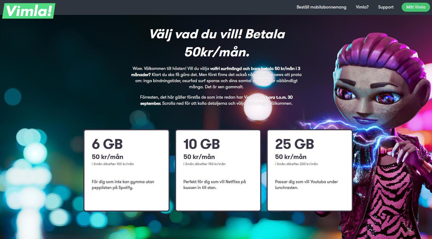 申请攻略]瑞典超划算Vimla手机卡，Mecenat学生优惠25GB流量50kr/月- 知乎
