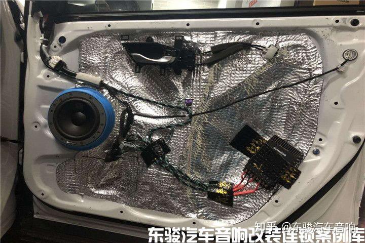 本田crv丹拿音响改装案例