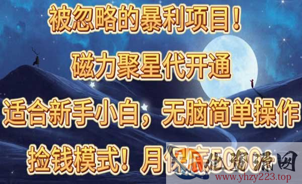 售卖磁力聚星开通码项目_wwz