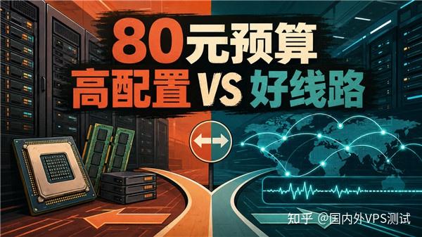 每月80元预算,云服务器该买高配置,还是买好线路?