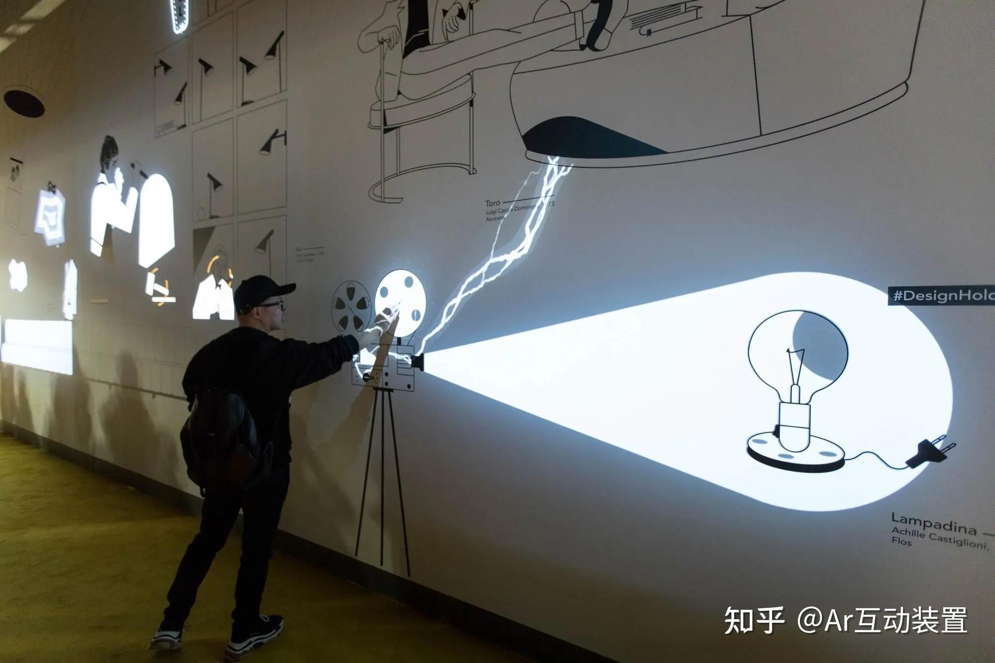 互动魔法墙墙面触摸即可出现动画霍格沃兹同款动画墙