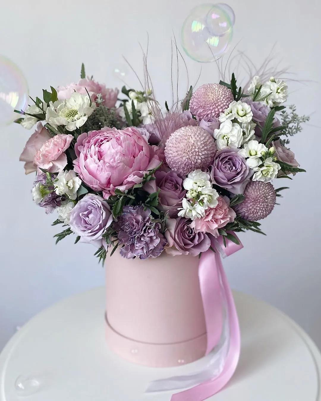 超美俄罗斯flowernaru心型插花图集