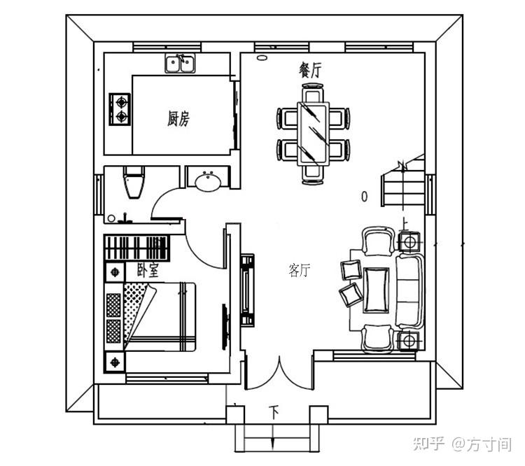 6米宽8米长自建房图图片