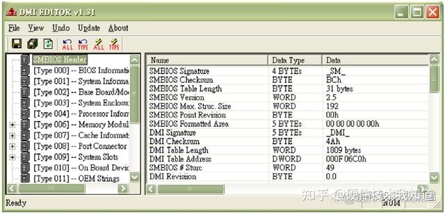 AMI DMIEDIT工具软件使用说明（for Windows GUI） - 知乎
