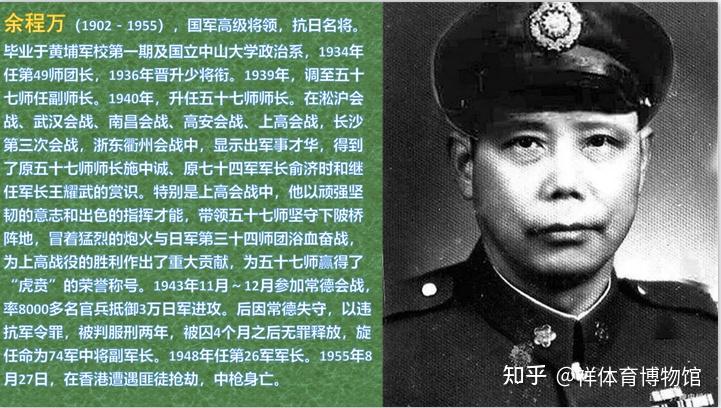 虎贲余程万——抗日名将的篮球情缘 - 知乎