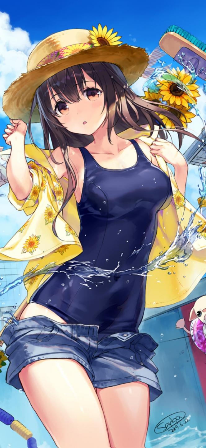 二次元全面屏手机壁纸福利