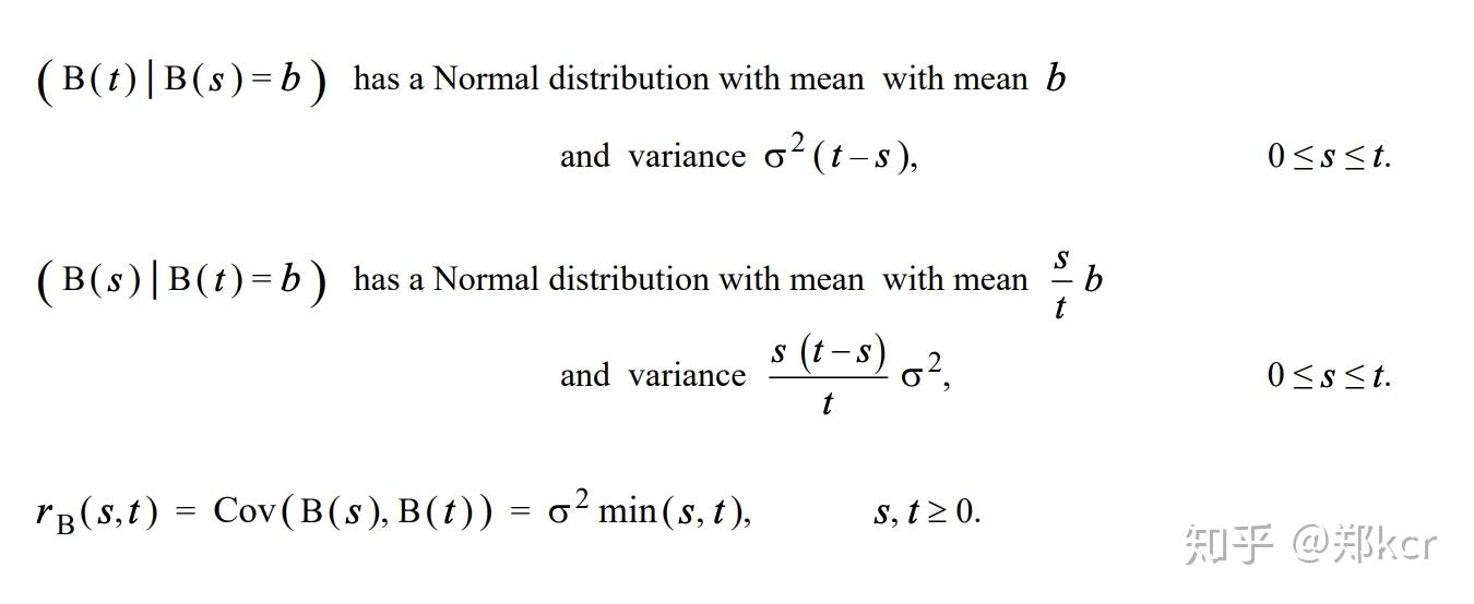 Brownian motion 知乎