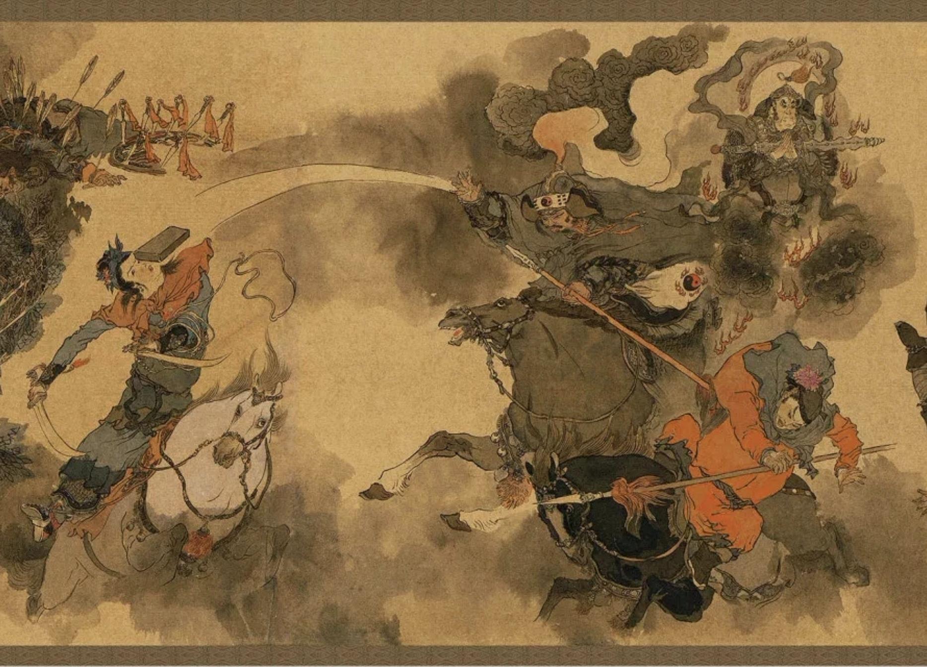 戴敦邦《罡煞归神图》梁山群雄之结局