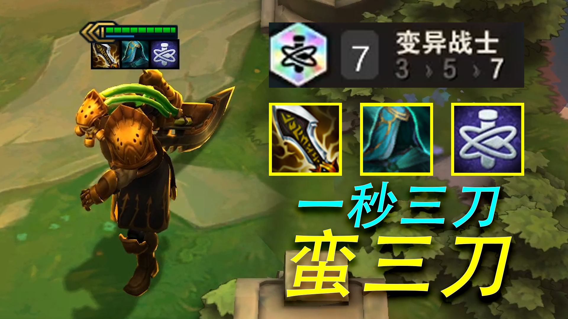 蛮王是云顶之弈里的冷门英雄吗