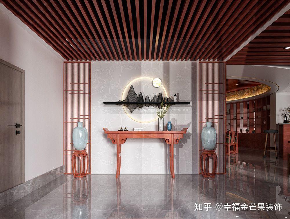 【幸福金芒果】昆明办公室装修|云玺大宅新中式商铺案例分享! - 知乎