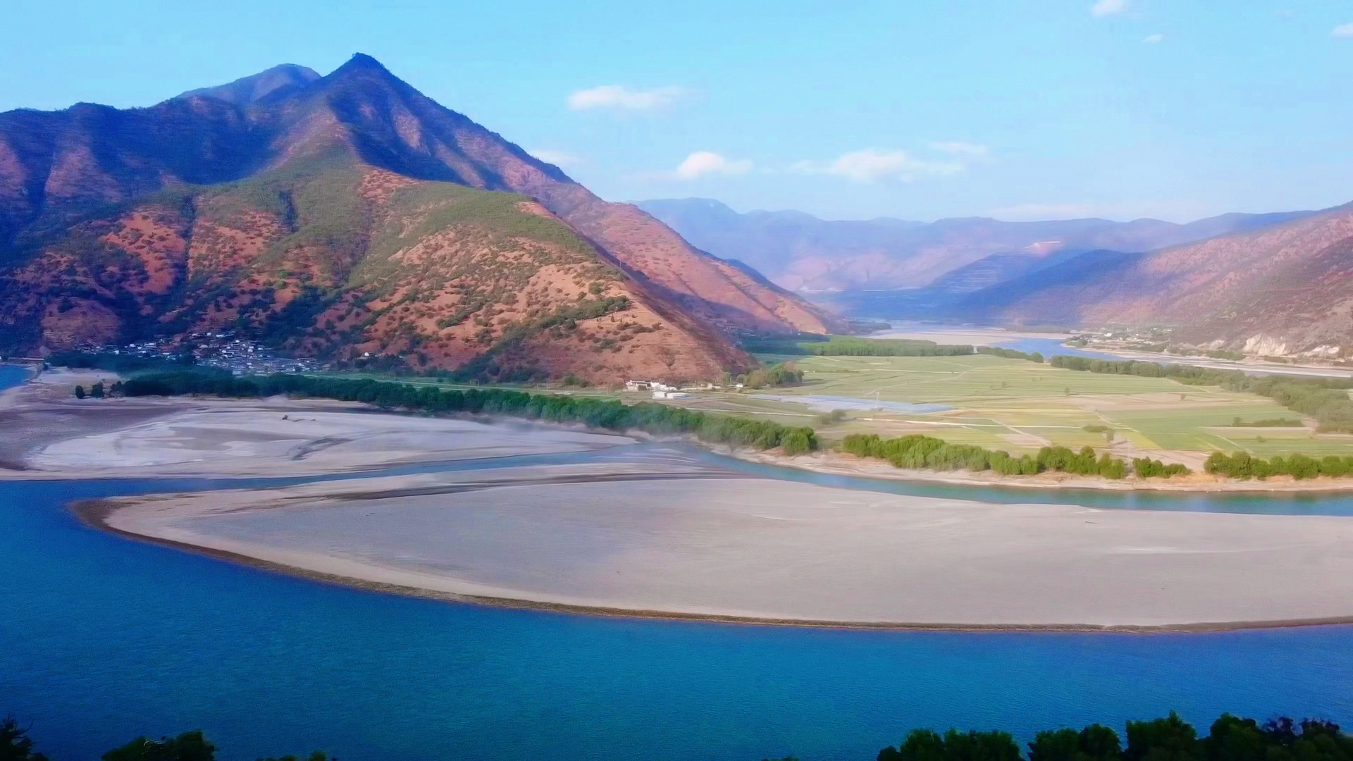云南省丽江市,玉龙纳西族自治县石鼓镇,长江第一湾