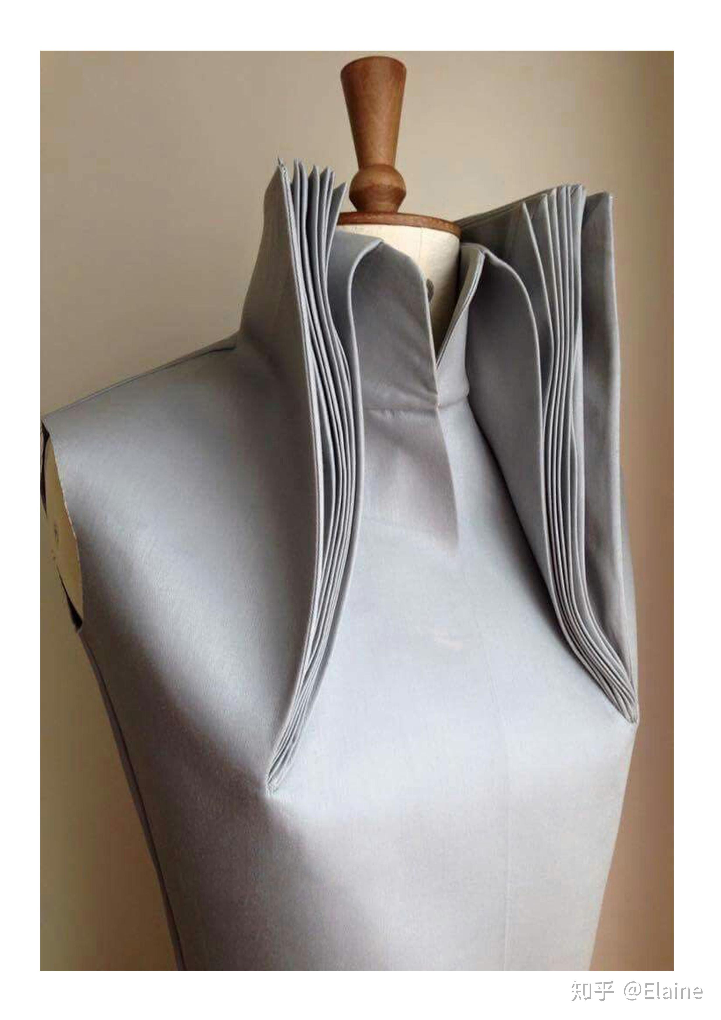 服装设计【立裁领子的变化及各种可能】