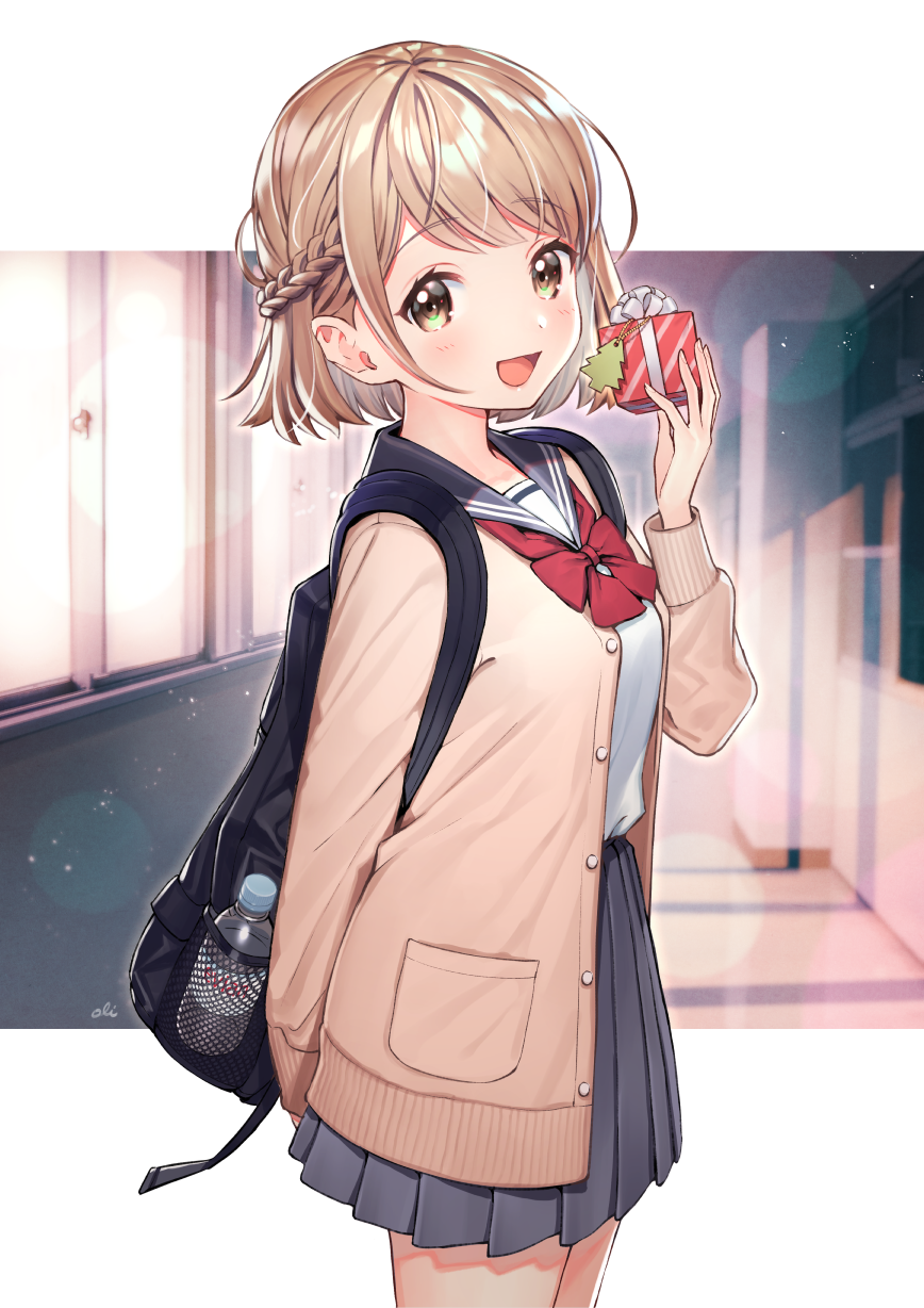 高清动漫图片8p八月馈赠记得把生活调成喜欢的频道