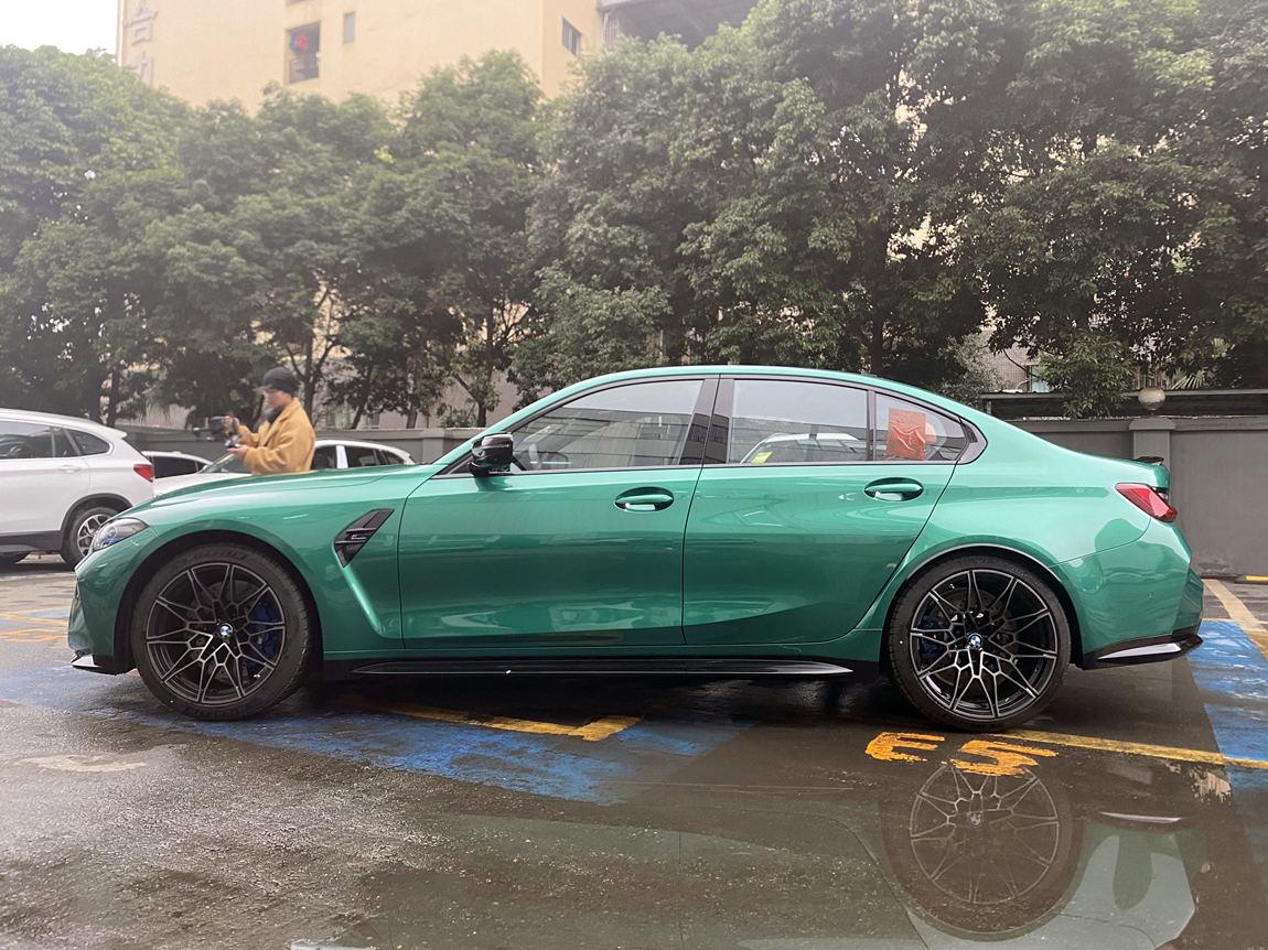 宝马mpower的灵魂m3曼岛绿交付江苏客户