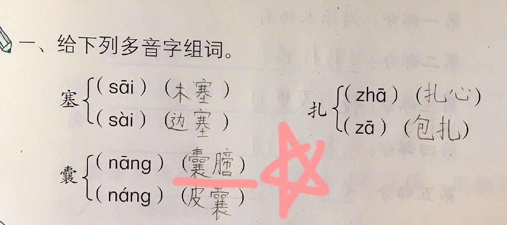 67現在的小學生語文練習冊多音字組詞.1 人贊同了該文章山東濰坊人.