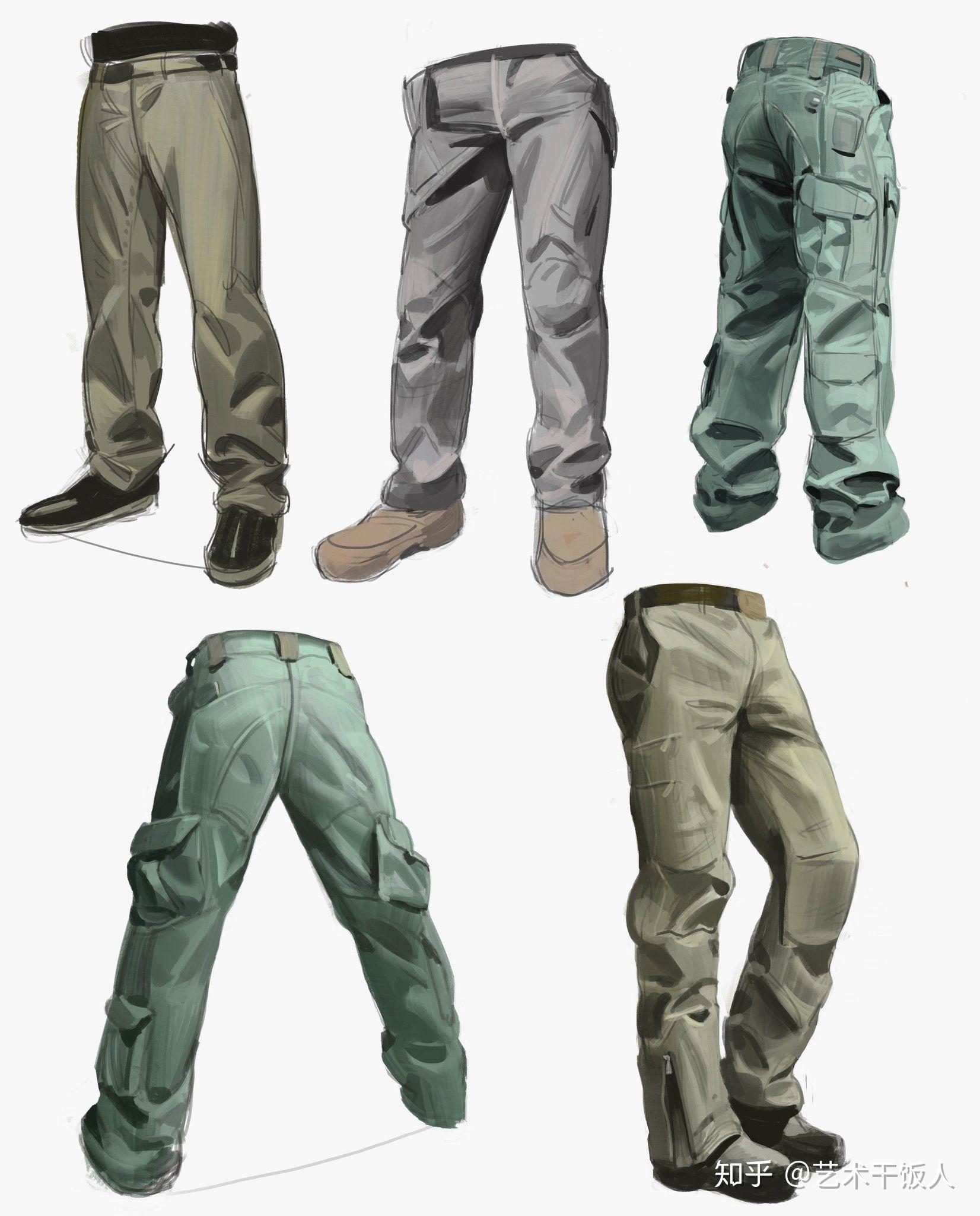 衣服的褶皱变化