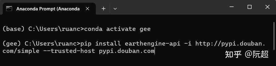 Python版GEE学习笔记01 | 在python中配置GEE(ee) - 知乎