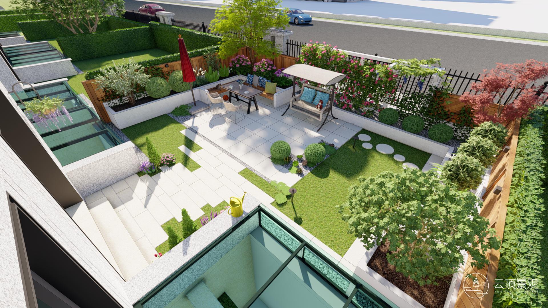 一楼花园设计丨品质生活,打造属于你的私家花园