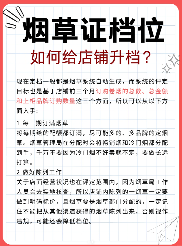 烟草的档位明细图片