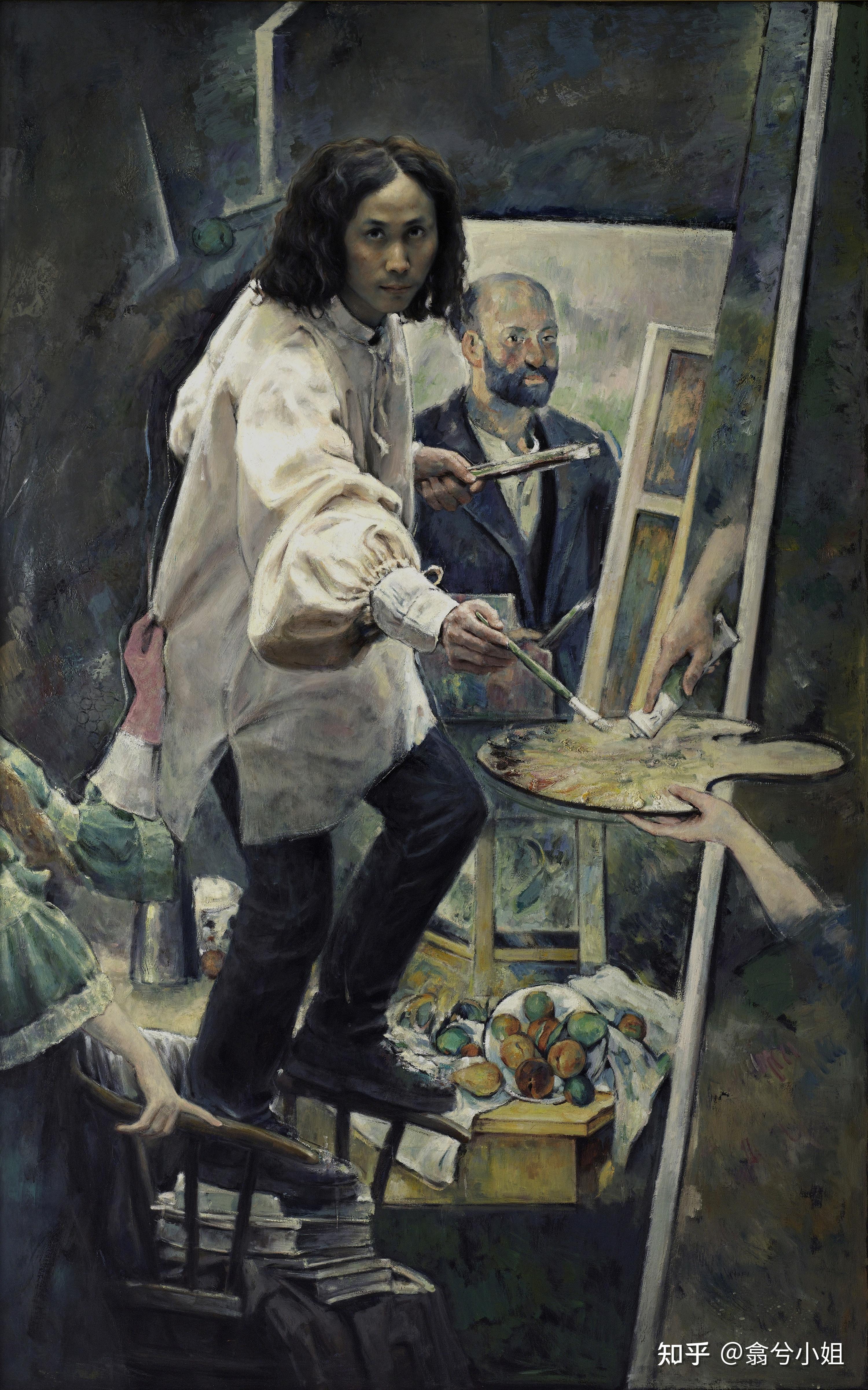 2018李煜明 《影像的记忆》  160x110cm 2019 布面油画林金福 《2021