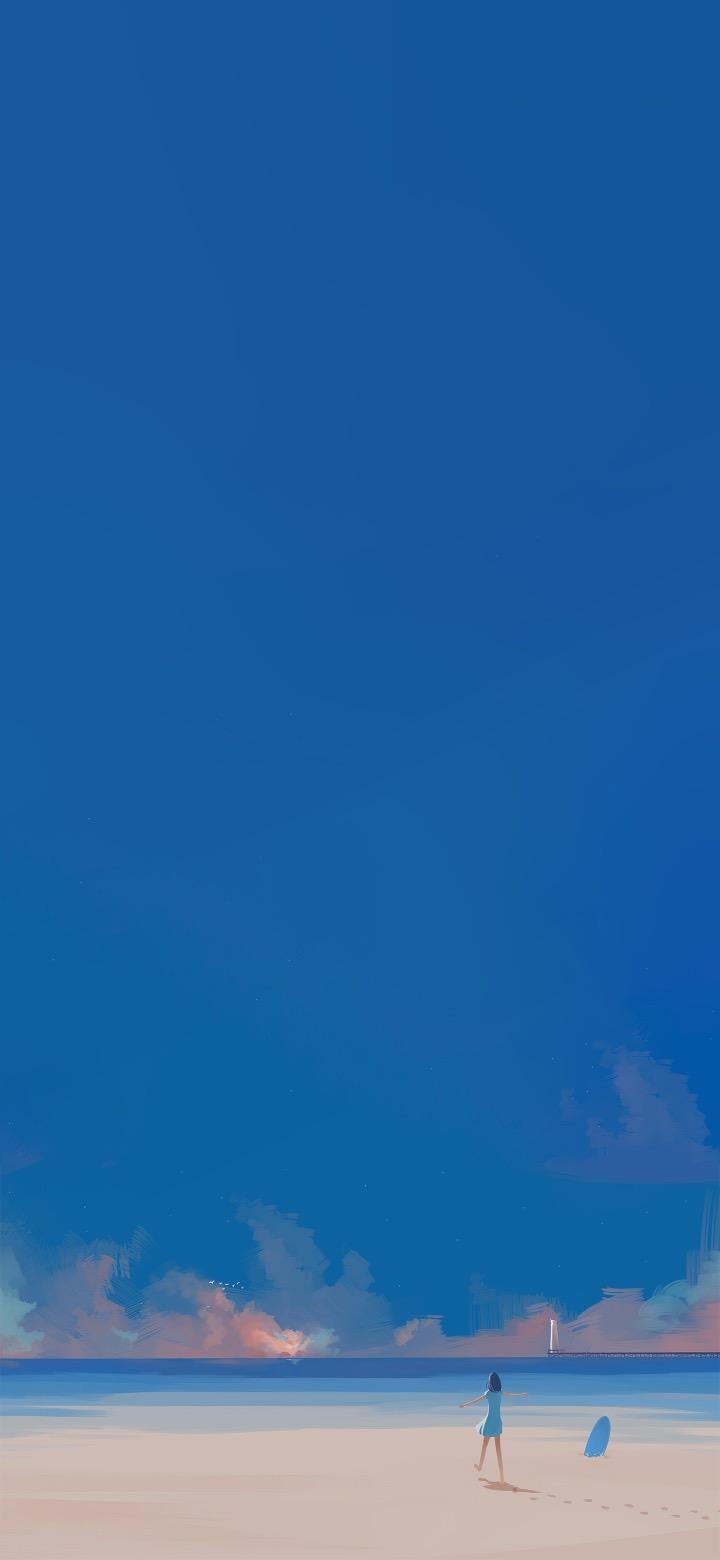 有什么好看的蓝色手机壁纸? - 知乎