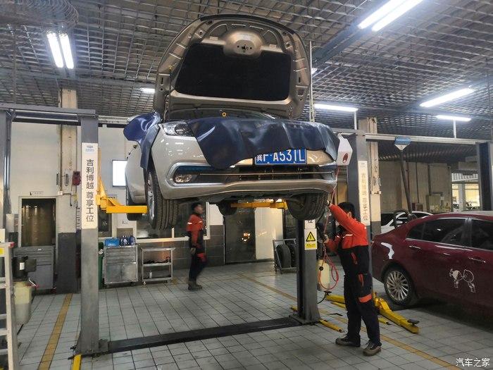 小方说车一百三十36000公里帝豪gl的第六次保养