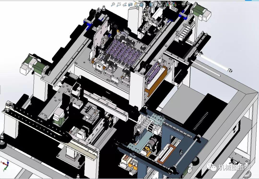 非标数模自动化焊机3d数模图纸solidworks设计