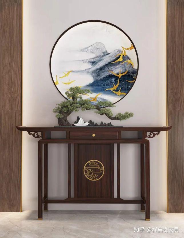 2023新中式玄关效果图外观图片大全 - 知乎