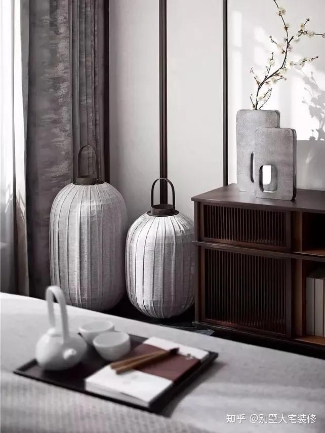 常州别墅装修静谧雅致的中式韵味