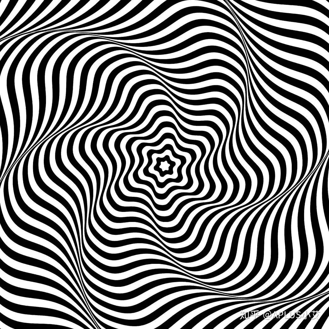 aplus艺术教育艺术专栏永不过时的视幻艺术opart快来用它丰富你的作品