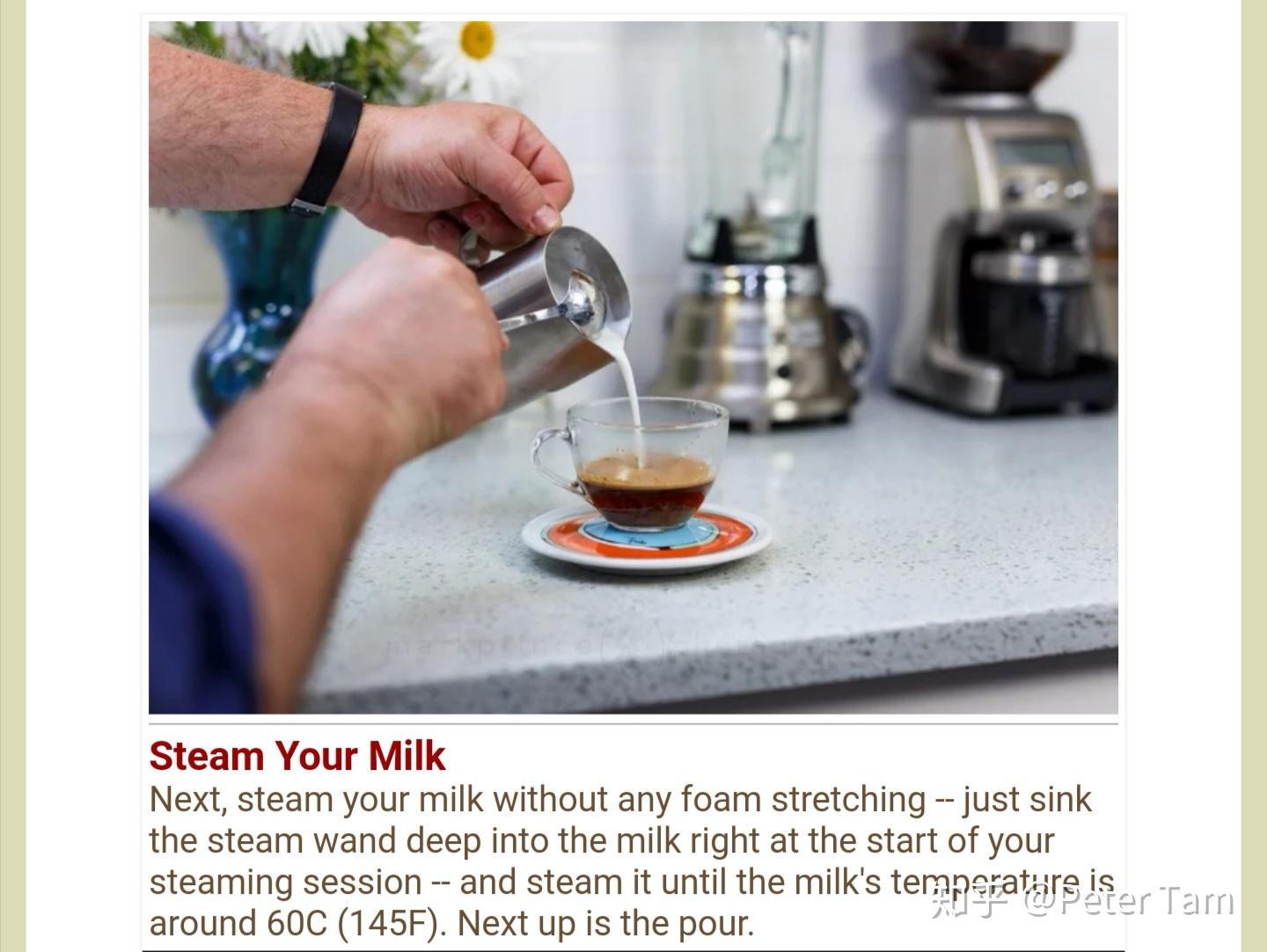 How to Make a Flat White，如何制作澳白咖啡 知乎