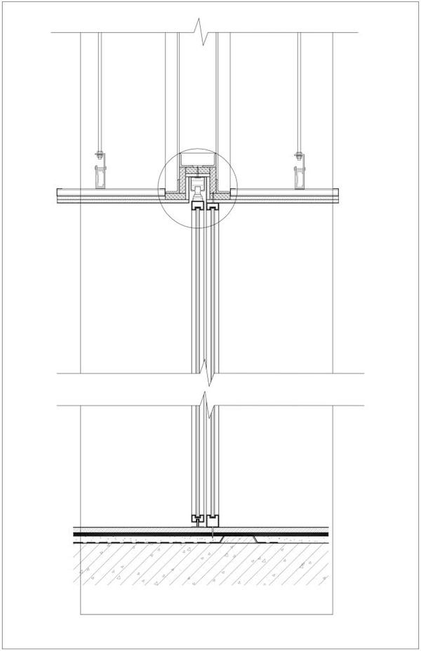 室内设计施工工艺031外滩w酒店客房卫生间的玻璃推拉门节点解析
