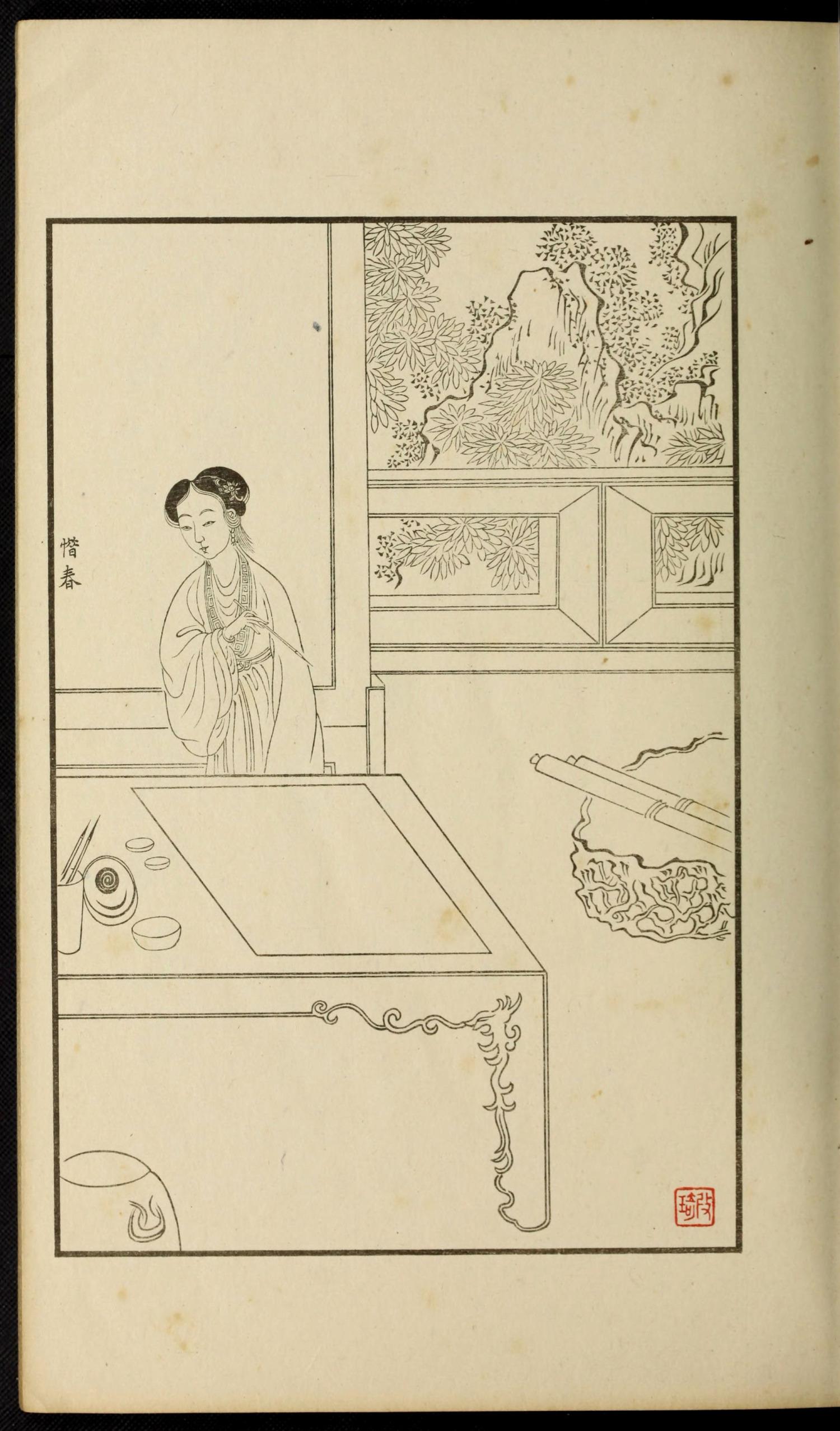 《红楼梦图咏》中的这些人物,你都认识吗?