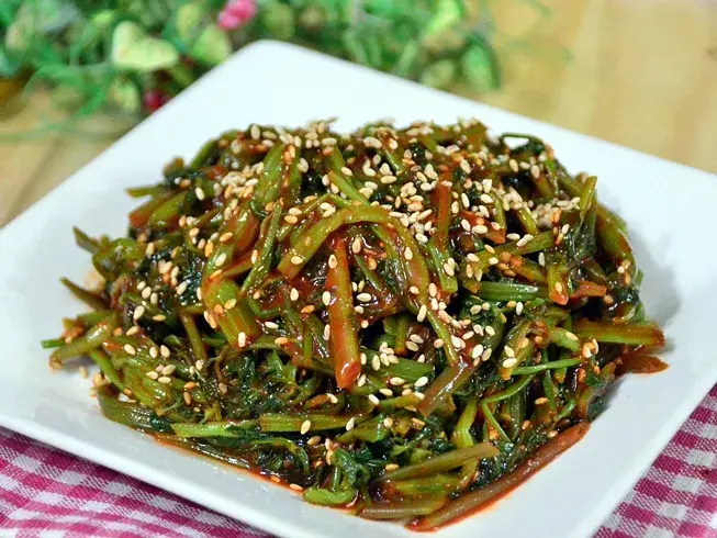 食野之苹叁紫叶鸭儿芹花叶水芹