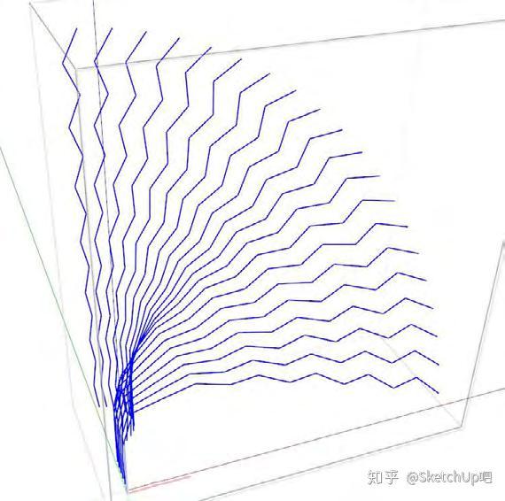 sketchup曲线的艺术孔雀椅建模实例