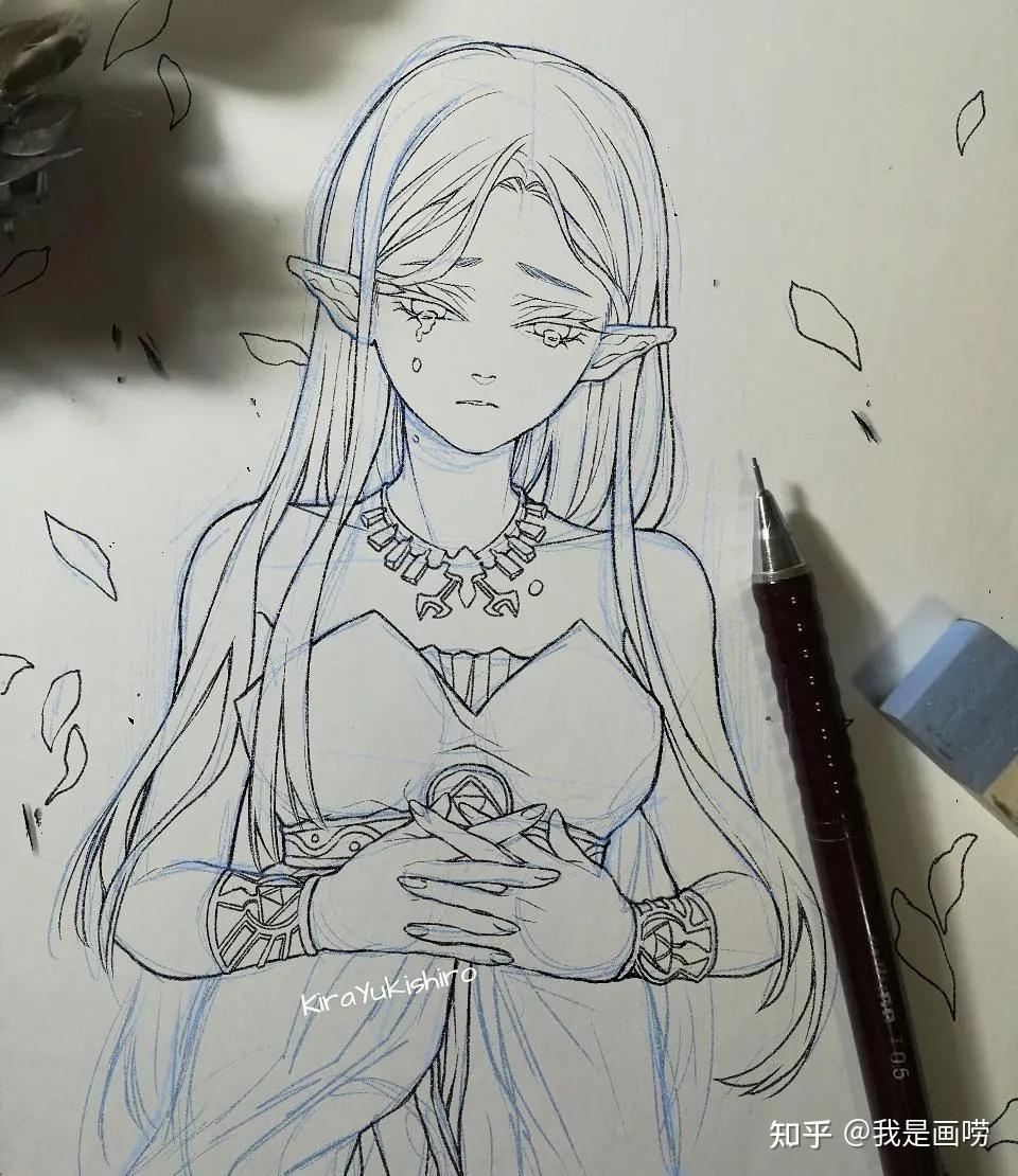 有没有什么适合新手临摹的简单线稿最好是动漫的