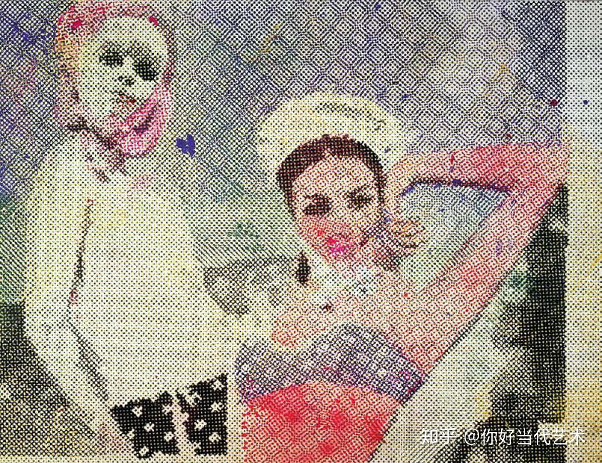 polke ,也曾使用現有的照片創作,作品主要是諷刺二戰後德國的消費主義