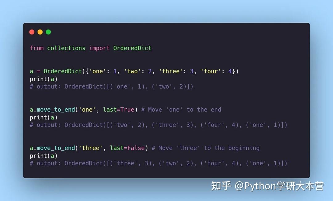 Python字典的选择之道：掌握6种类型的终极指南！ - 知乎